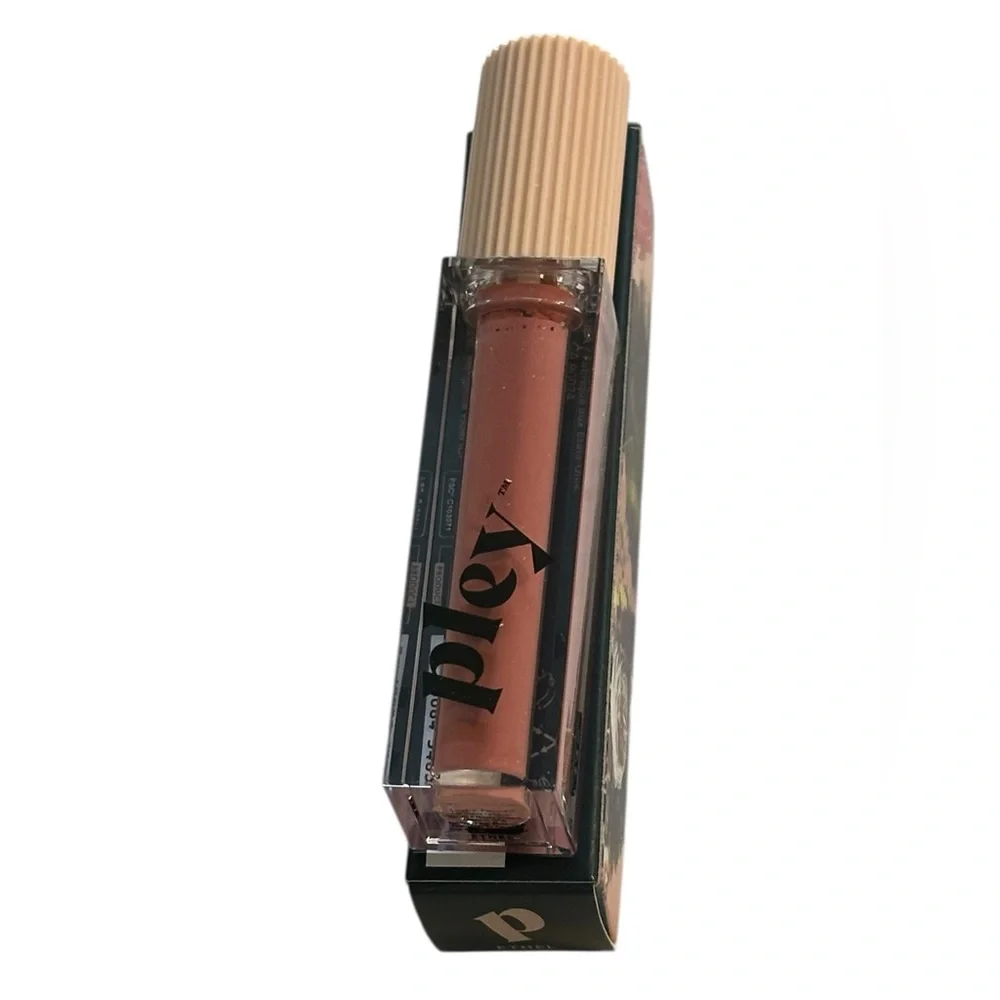 Pley Beauty Lust + Found Glossy Lip Lacquer Ethel Nude Rose NIB - Picture 4 of 8